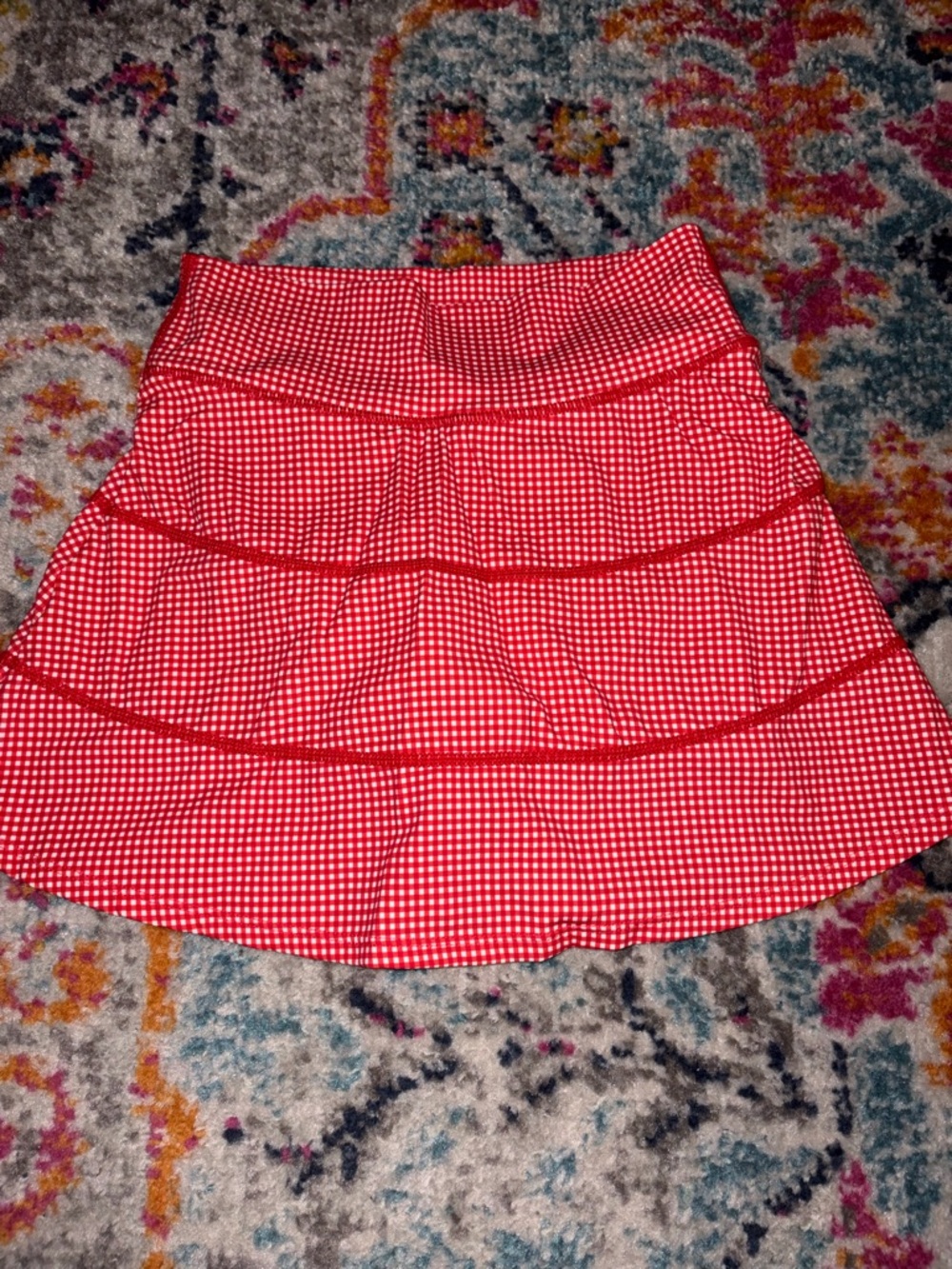 AS Revival red gingham skirt